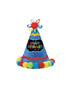 Gorro Cono Happy Birthday 20,9cm