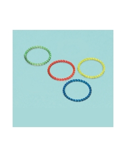 Juguete Pulseras Brillo Plastico 6.2X6.2cm