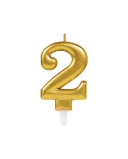 Vela Oro Nº 2 9,3cm