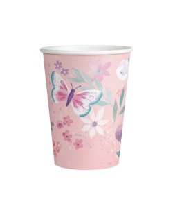Vasos 250ml Mariposas