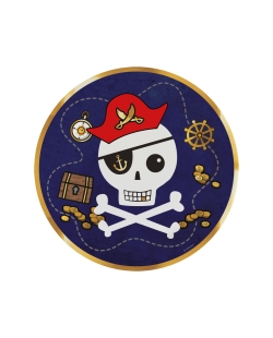 Platos 23cm Mapa Pirata
