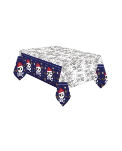 Mantel Papel Mapa Piratas 120X180cm