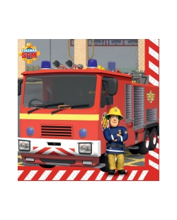 Servilletas 33X33 Sam Bombero