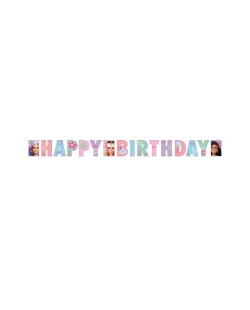 Guirnalda Letras H.Bday Barbie Dulce 180X15cm
