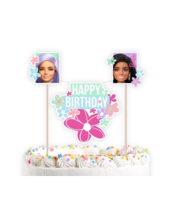 Deco Tarta Barbie Dulce 26X15cm