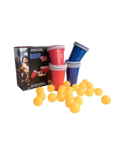 Juego Bebida Set Cerveza Con 24 Vasos Y 24 Pelotasplat.
