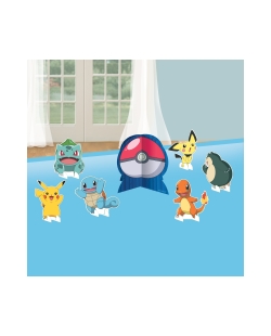 Kit Decoracion Mesa Pokemon 2024 8X10-13X17cm 