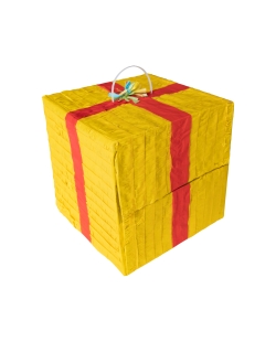 Piñata Expandible Caja Regalo