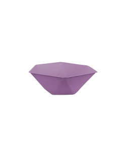 Bowls Hexag. 15.8X13.7cm Vert Decor Morado Oscuro(12X6)