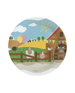 Platos 23cm La granja