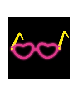 Gafas Corazon Neon
