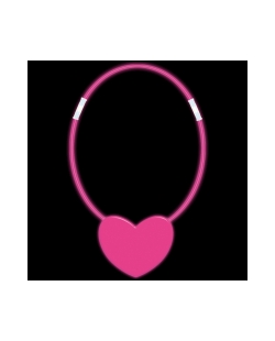 Collar Corazon Neon