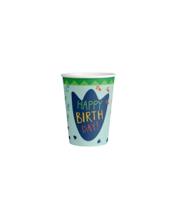 Vasos 250ml Dino Jungla