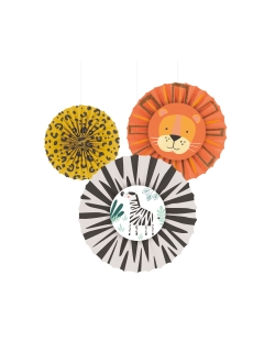 Decorac Abanico Jungla 2X30cm 1X18cm