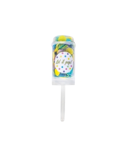 Lanza Confeti Push Pop Multicolor Pastel