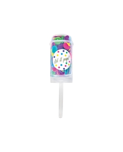 Lanza Confeti Push Pop Multicolor