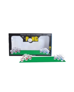 Juego Bebida Set Chupitos Con Tapete, 12 Vasos Y 2Pelotas Plast.