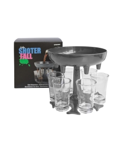 Juego Bebida Set Dispensador Con 6 Vasos Plast.