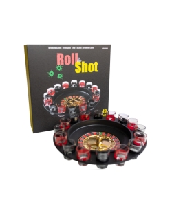 Juego Bebida Set Ruleta Con 16 Vasos Y 2 Pelotas Plast.