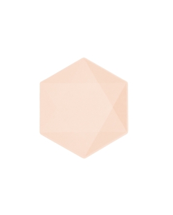 Platos Hexag. 20.8X18cm Vert Decor Albaricoque