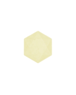 Platos Hexag. 15.8X13,7cm Vert Decor Amarillo