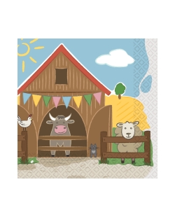 Servilletas 33X33 La granja