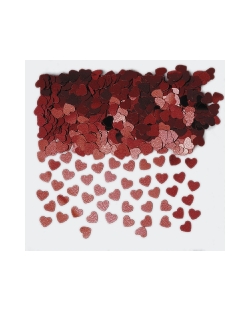 Confeti Corazones Rojos Mini Foil 14gr
