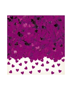 Confeti Corazones Mini Fucsia 14gr