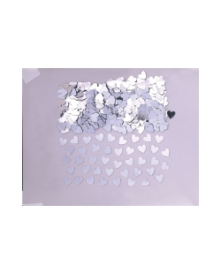 Confeti Corazones Mini Plata 14gr