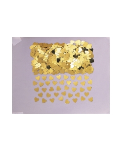 Confeti Corazones Mini Oro 14gr