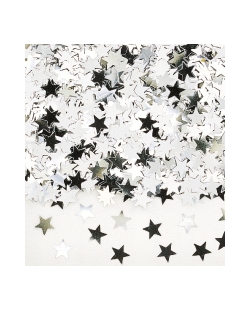 Confeti Estrellas Plata 14gr