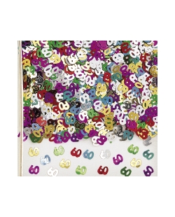 Confeti Numero 60 Multicolor 14gr