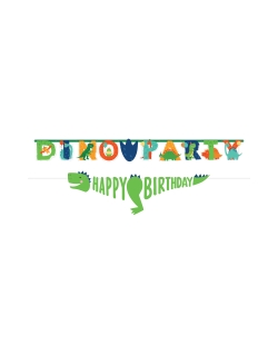 Guirnalda Letras Dino Jungla