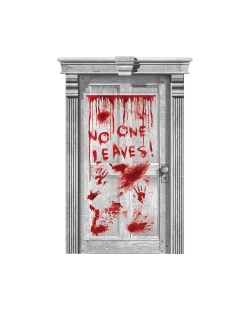 Deco Puerta No One Leaves Sangre 165X85cm