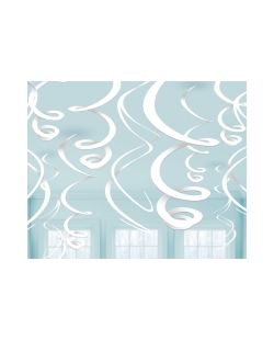 Deco Colg. Serpen Blanco 55,8cm