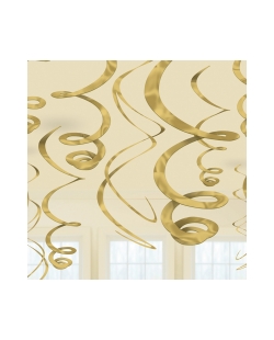 Deco Colg. Serpen Oro 55,8cm