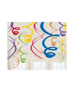 Deco Colg. Serpen Multicolor 55,8cm