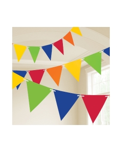Banderin Multicolor 1000X32cm Plastico