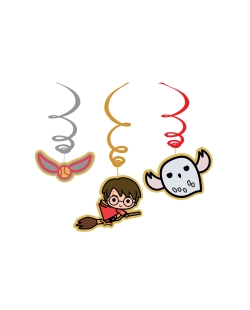 Decor. Colg. Espiral Harry Potter Papel 60cm