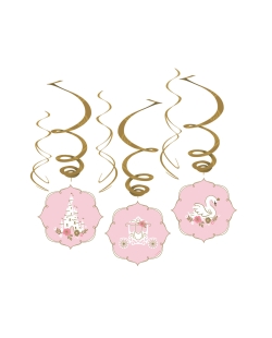 Decor. Colg. Espiral Princesa Por Un Dia Papel 45/80 cm(6X6)