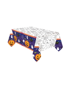 Mantel Papel Amigos Halloween