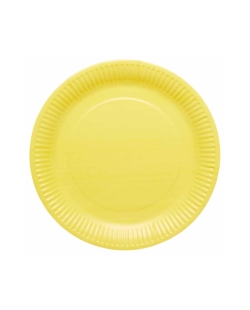 Platos 23cm Amarillo Flor