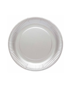 Platos 23cm Plata grafito