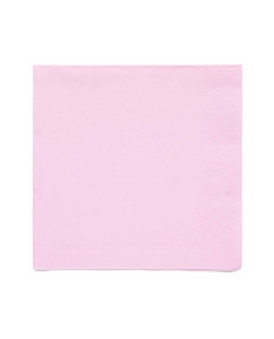 Servilletas 33X33cm Rosa Nube