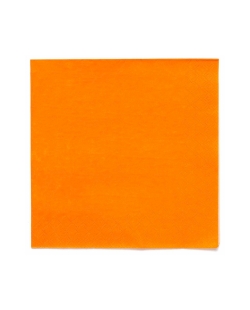 Servilletas 33X33cm Naranja Calabaza