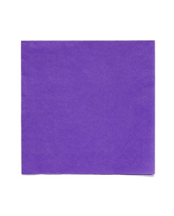 Servilletas 33X33cm Violeta Uva