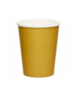 Vasos 237ml Oro Crema
