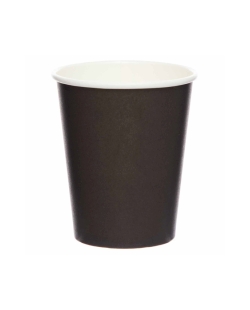 Vasos 237ml Negro Carbon