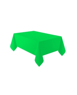 Mantel Plastico 137X274cm Verde Hoja