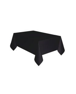 Mantel Plastico 137X274cm Negro Carbon